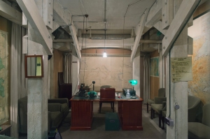 Churchill's Office, Cabinet War Rooms, Clive Steps, London 2014 by Leslie Hossack